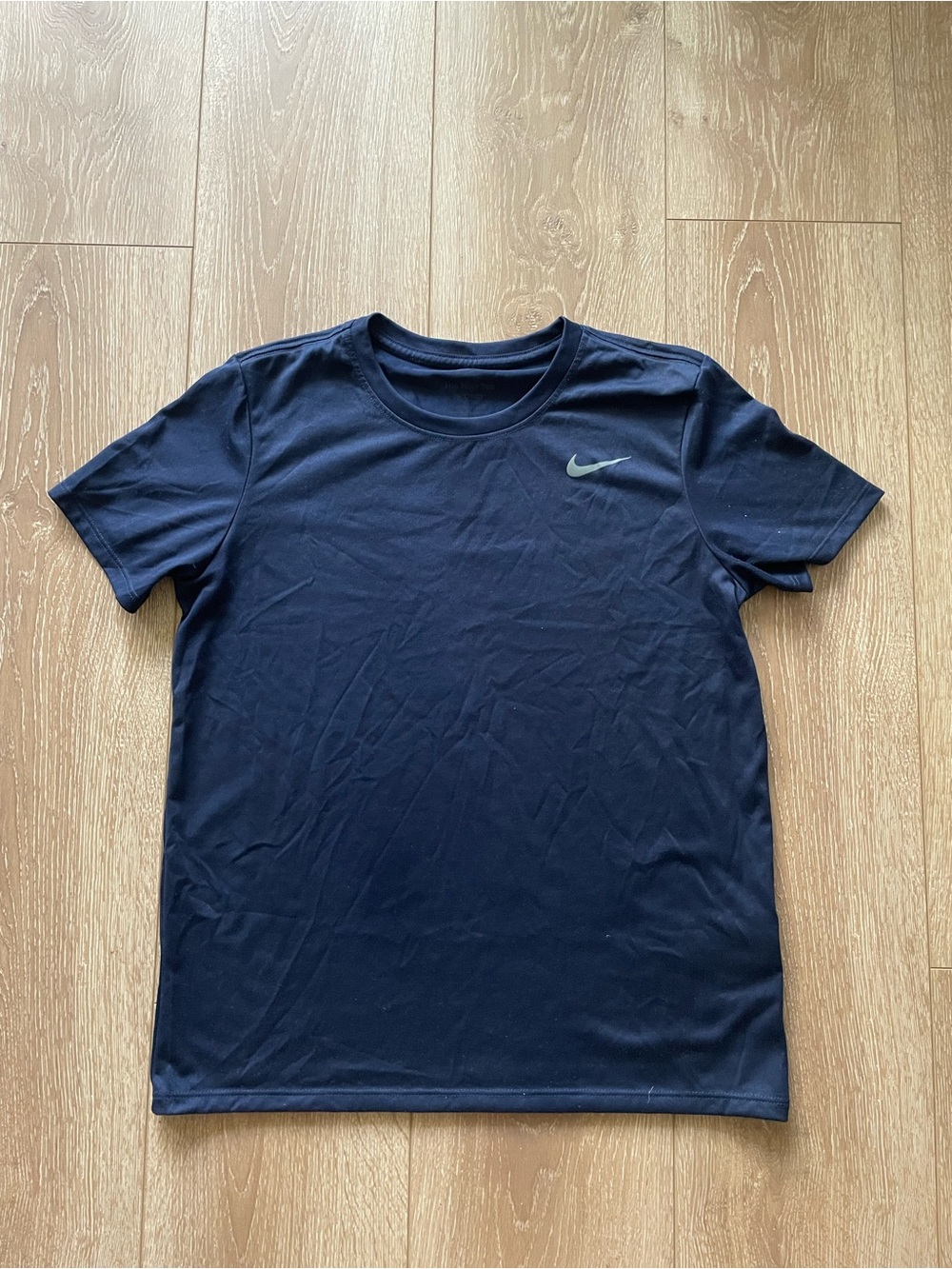 Nike Women’s Navy Dri-FIT Crew Neck Tee